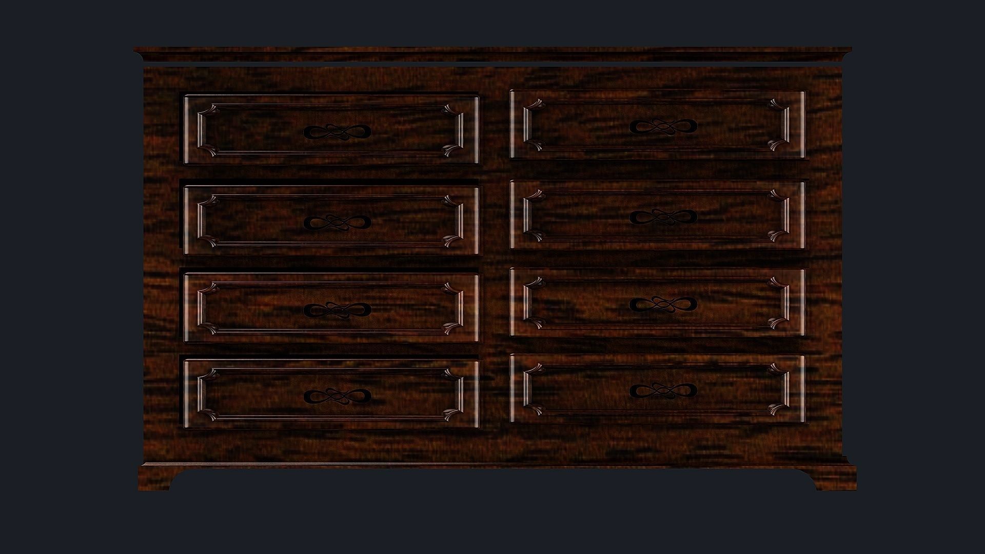 CHEST OF DRAWERS 3D model_2