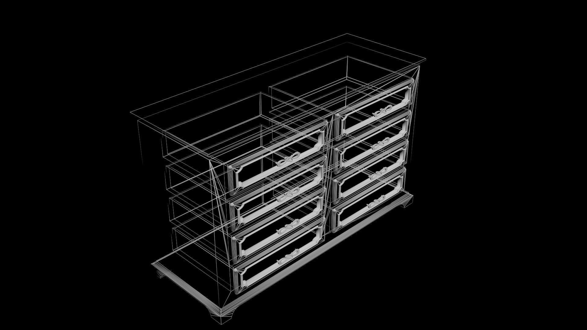 CHEST OF DRAWERS 3D model_5