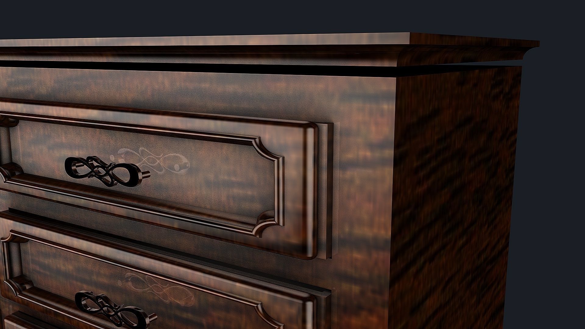 CHEST OF DRAWERS 3D model_1