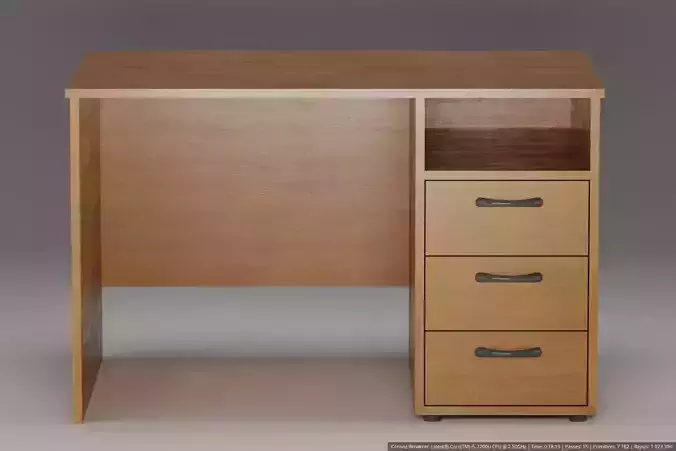 Office table single sided