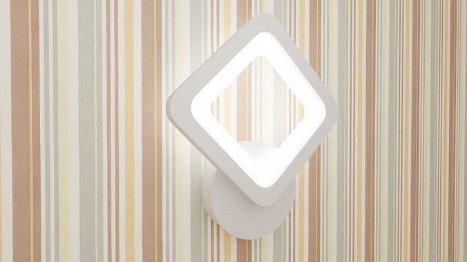 Led wall light  3D model