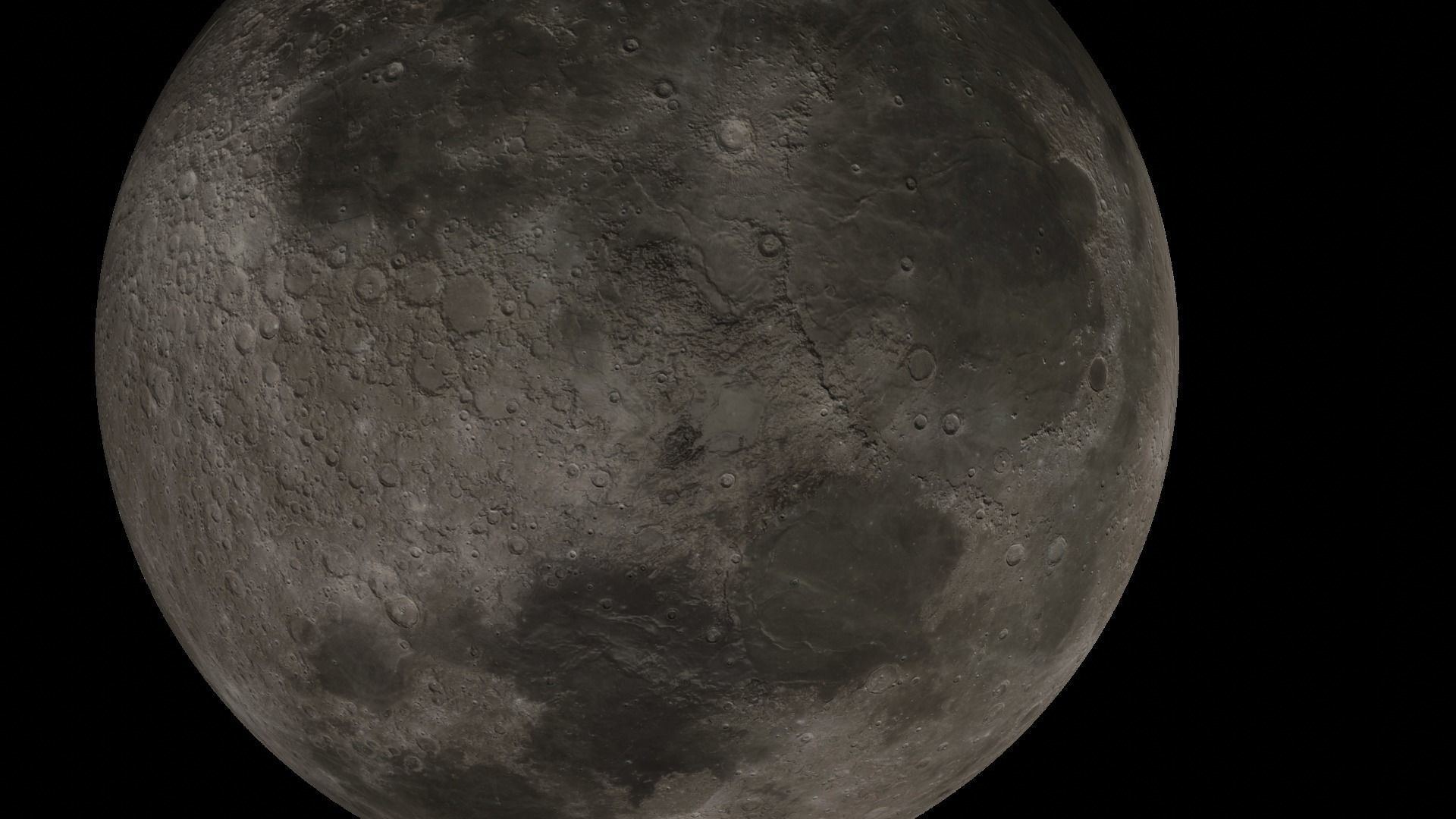 The moon 3D model_4