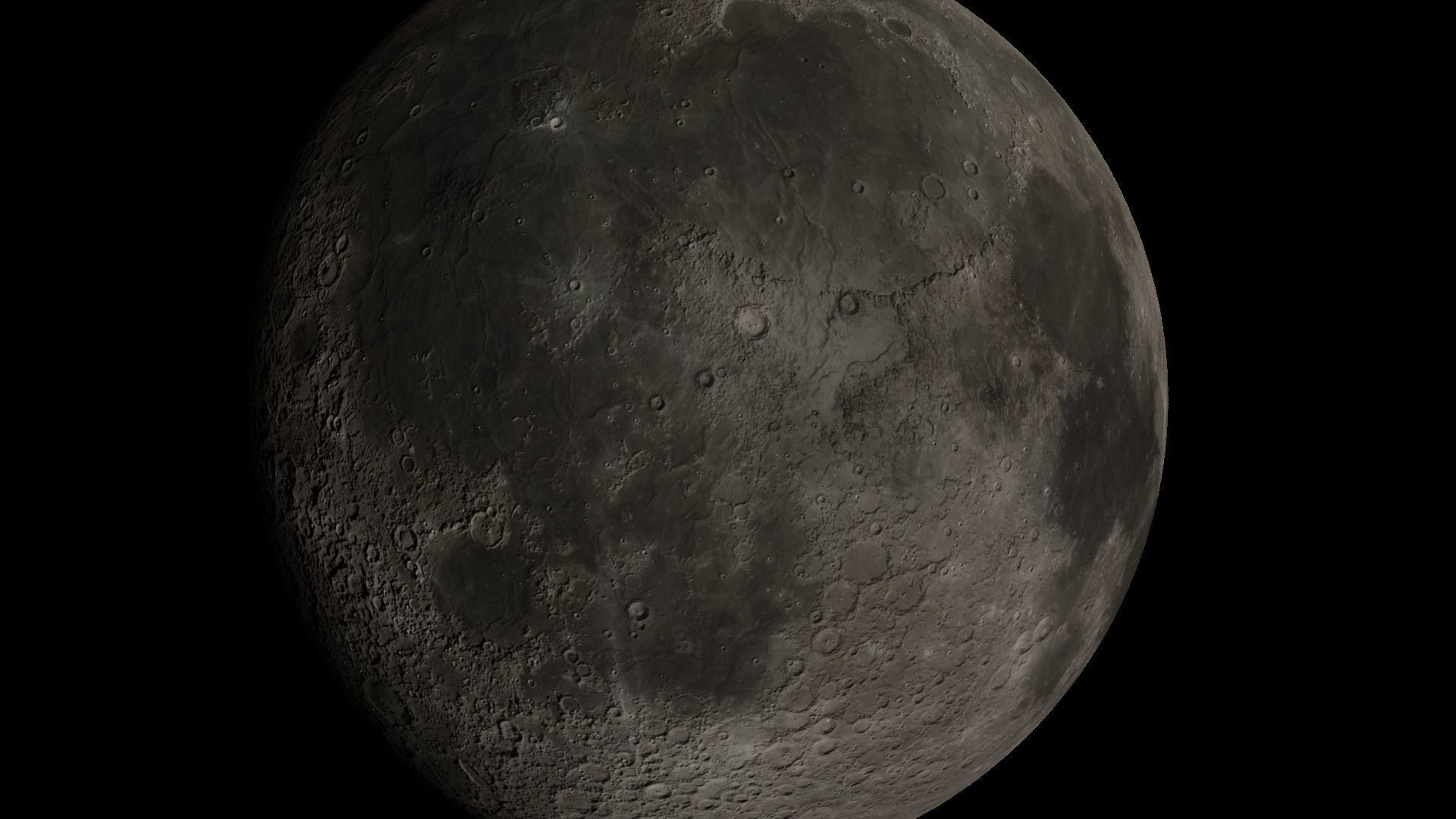 The moon 3D model_2