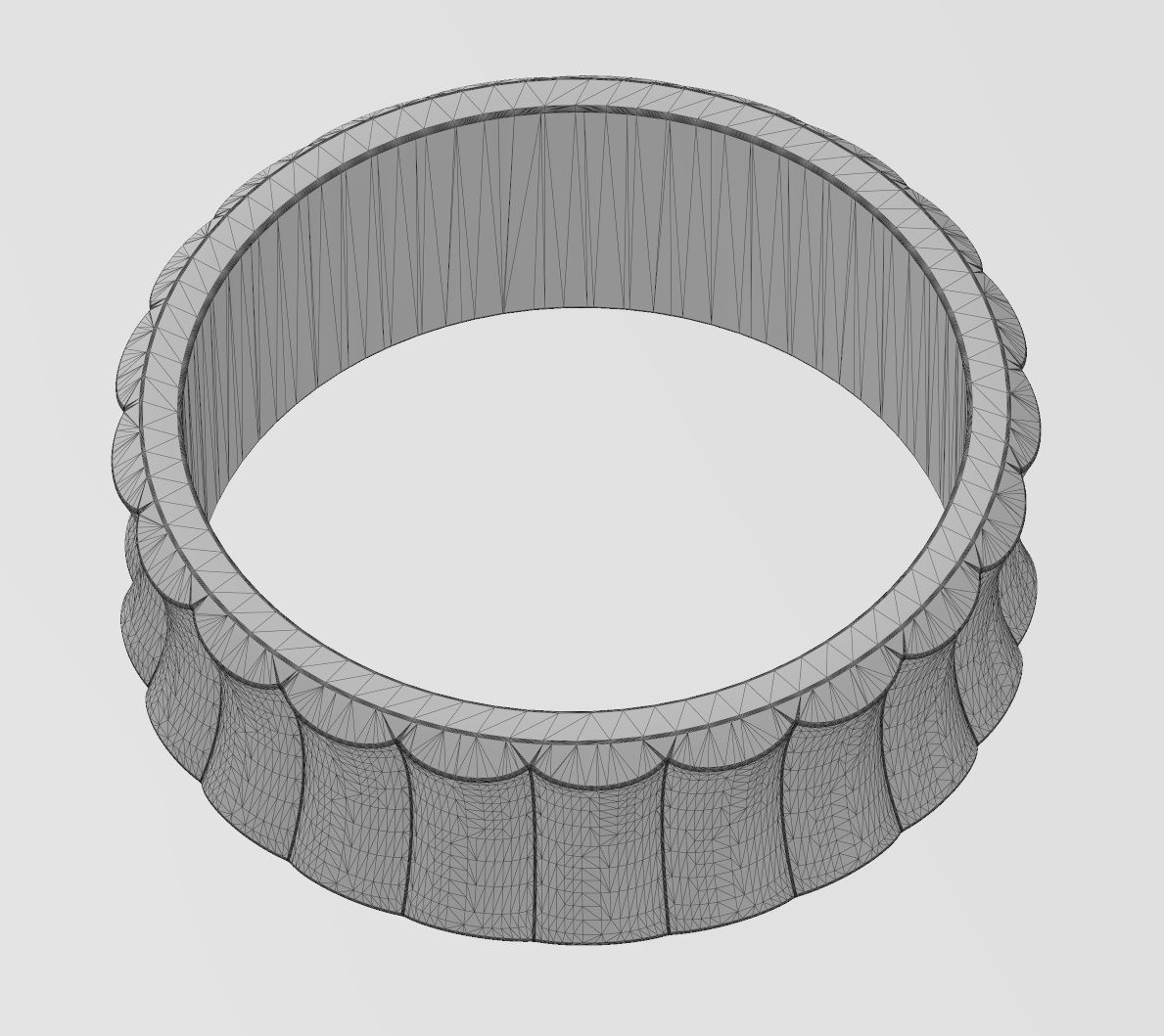 Concave undulated band US size 4to13 3D print model_13