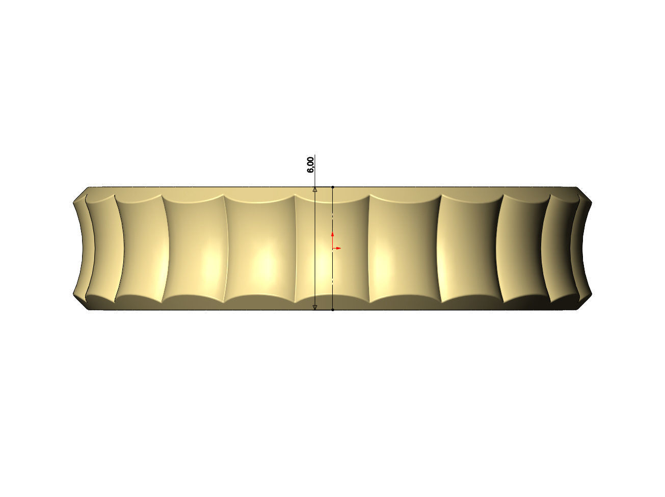 Concave undulated band US size 4to13 3D print model_6