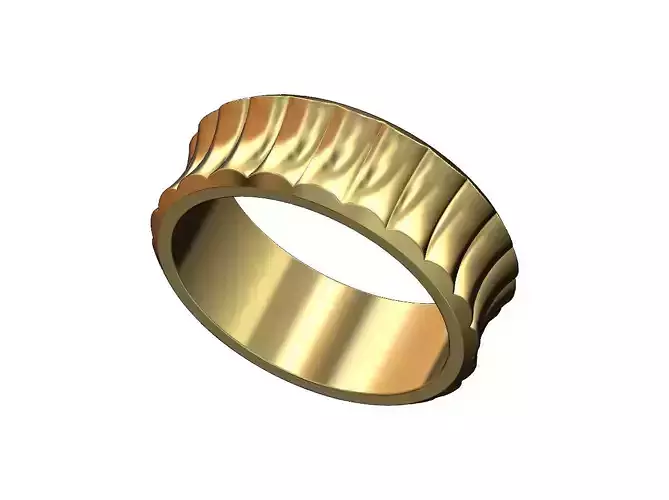 Concave undulated band US size 4to13