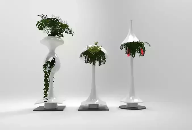 Golly pod set 3D model