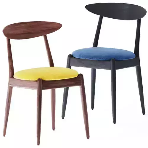 Wohlert Louisiana Chair 1958 by Stellar Works 3D model