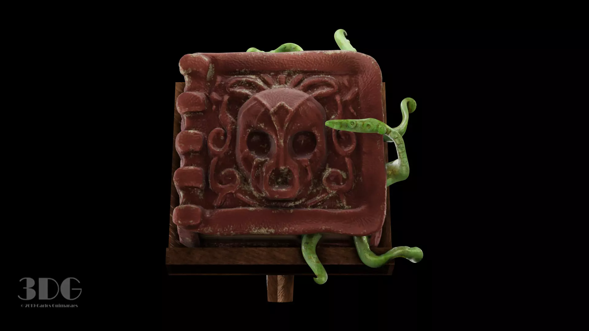 Cursed Book 3D model_0