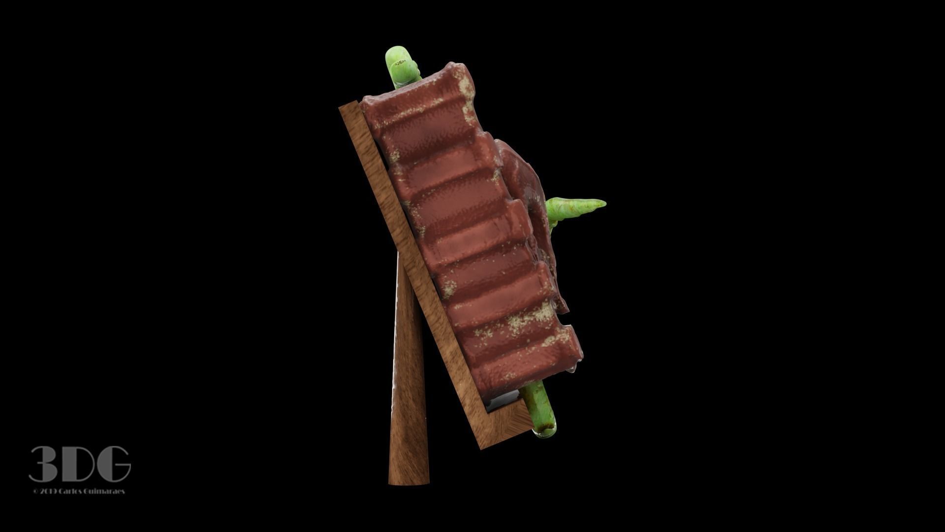 Cursed Book 3D model_6