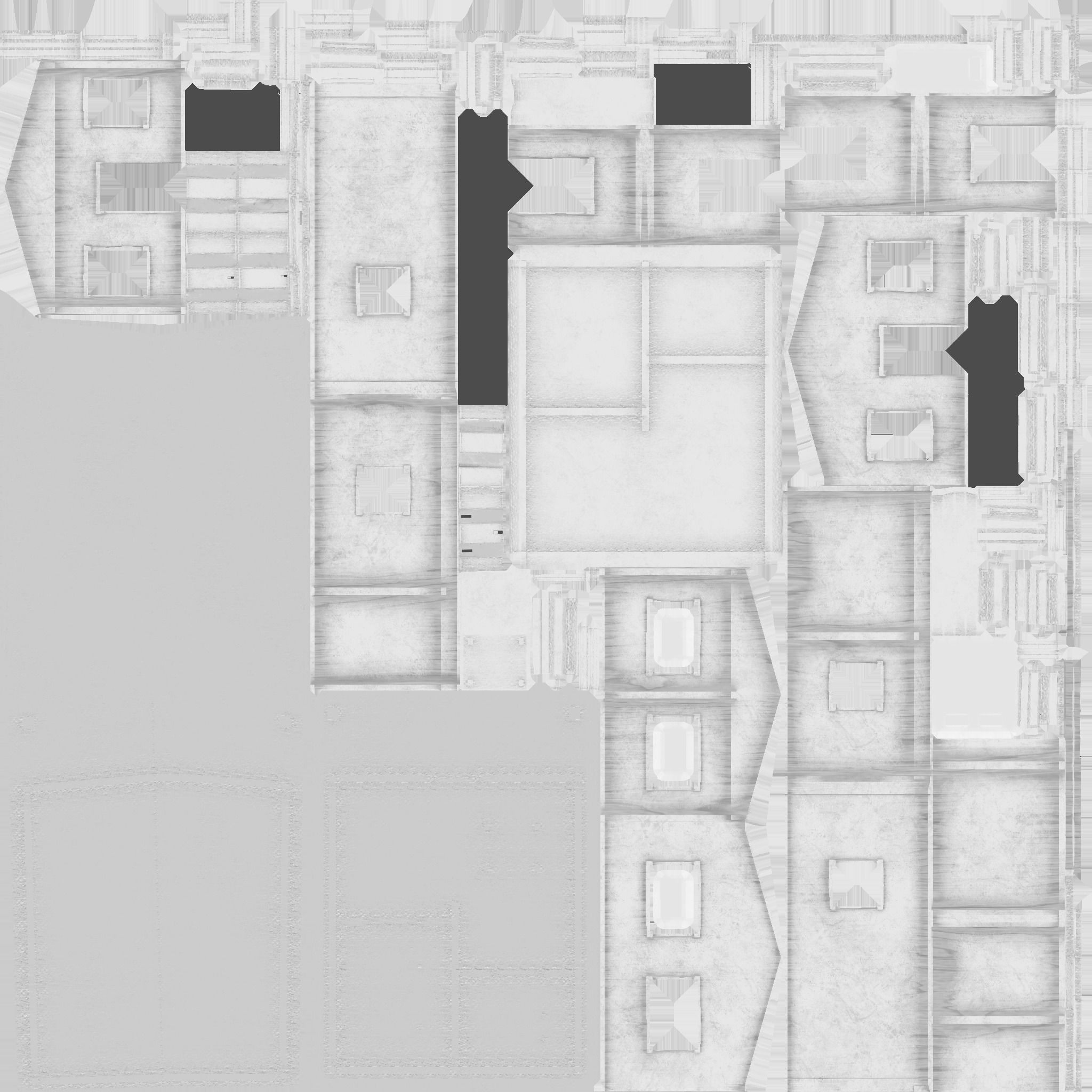 Western House 01 - Wild West Building - Backdrop Full Perm Low-poly 3D model_17