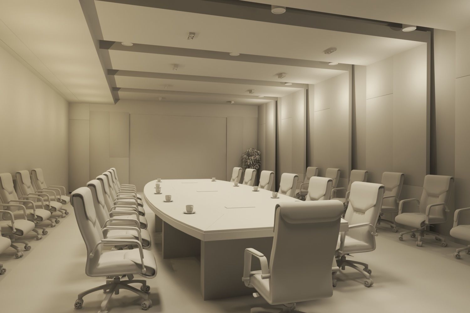 Super Hub Office Vol 012 Low-poly 3D model_5