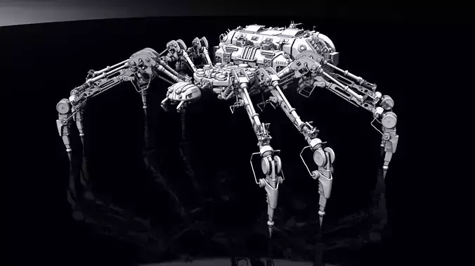 The MechArachnid - Mechanical Spider Rig