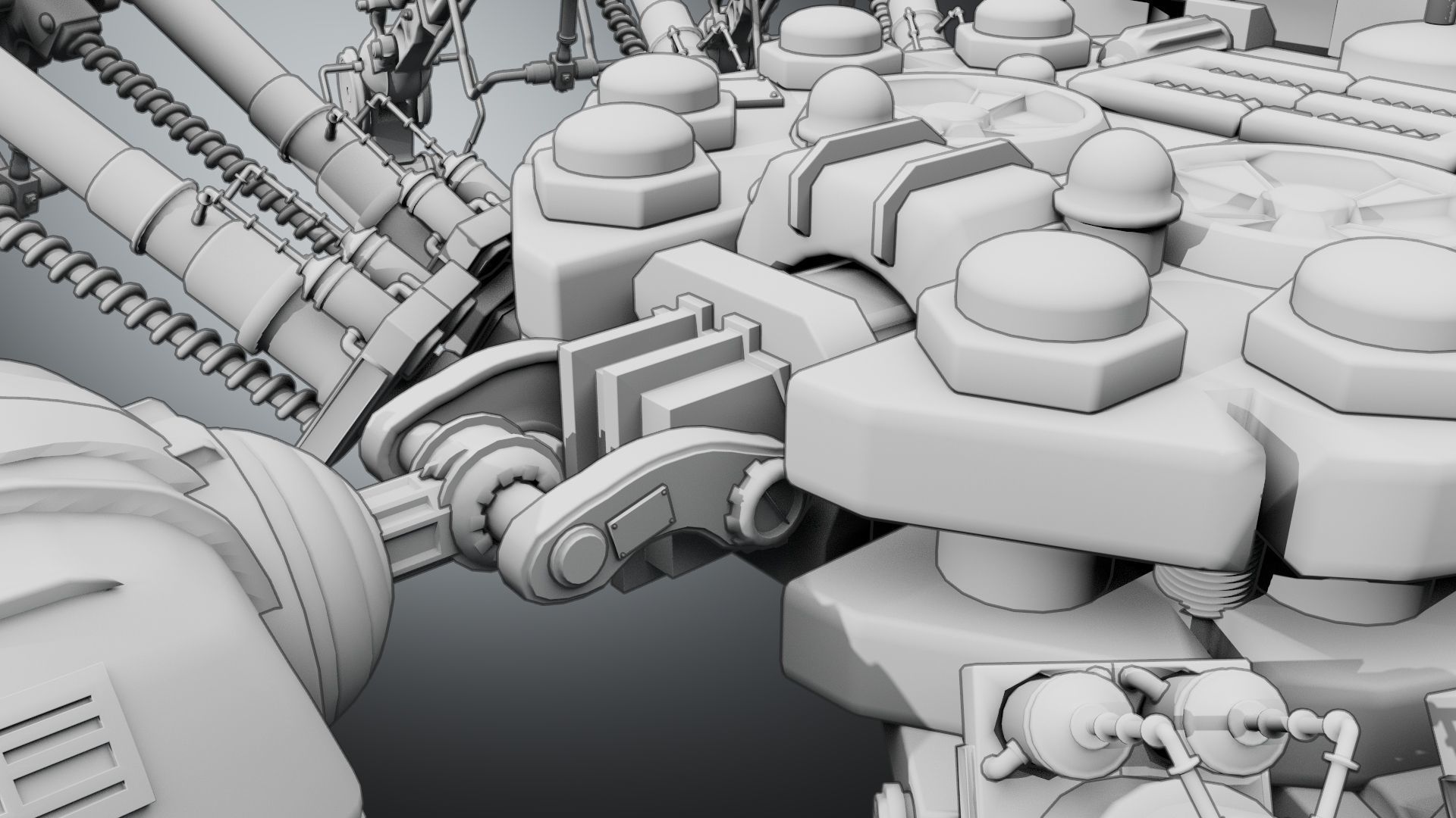 The MechArachnid - Mechanical Spider Rig 3D model_6