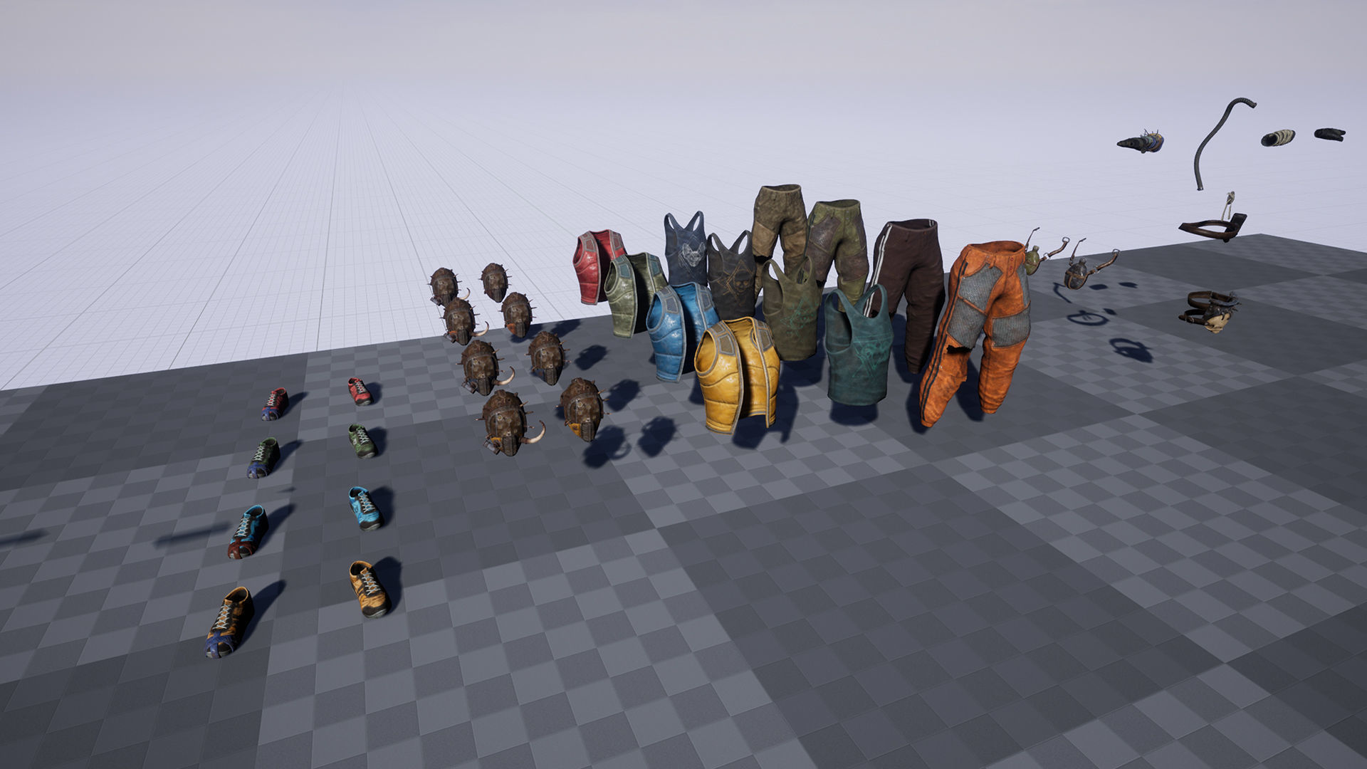 Apocalypse skinnyman Low-poly 3D model_42