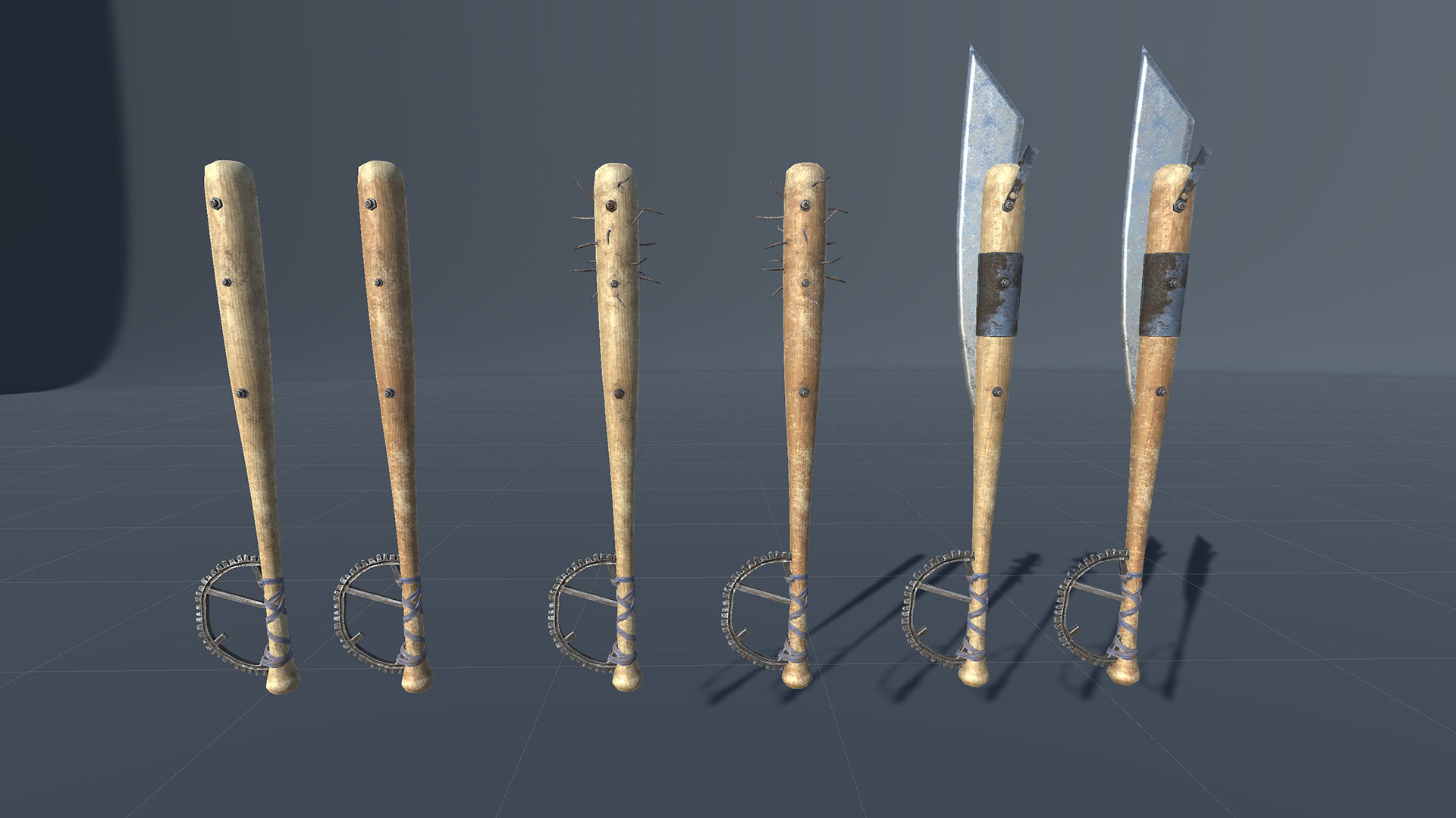 Apocalypse skinnyman Low-poly 3D model_34