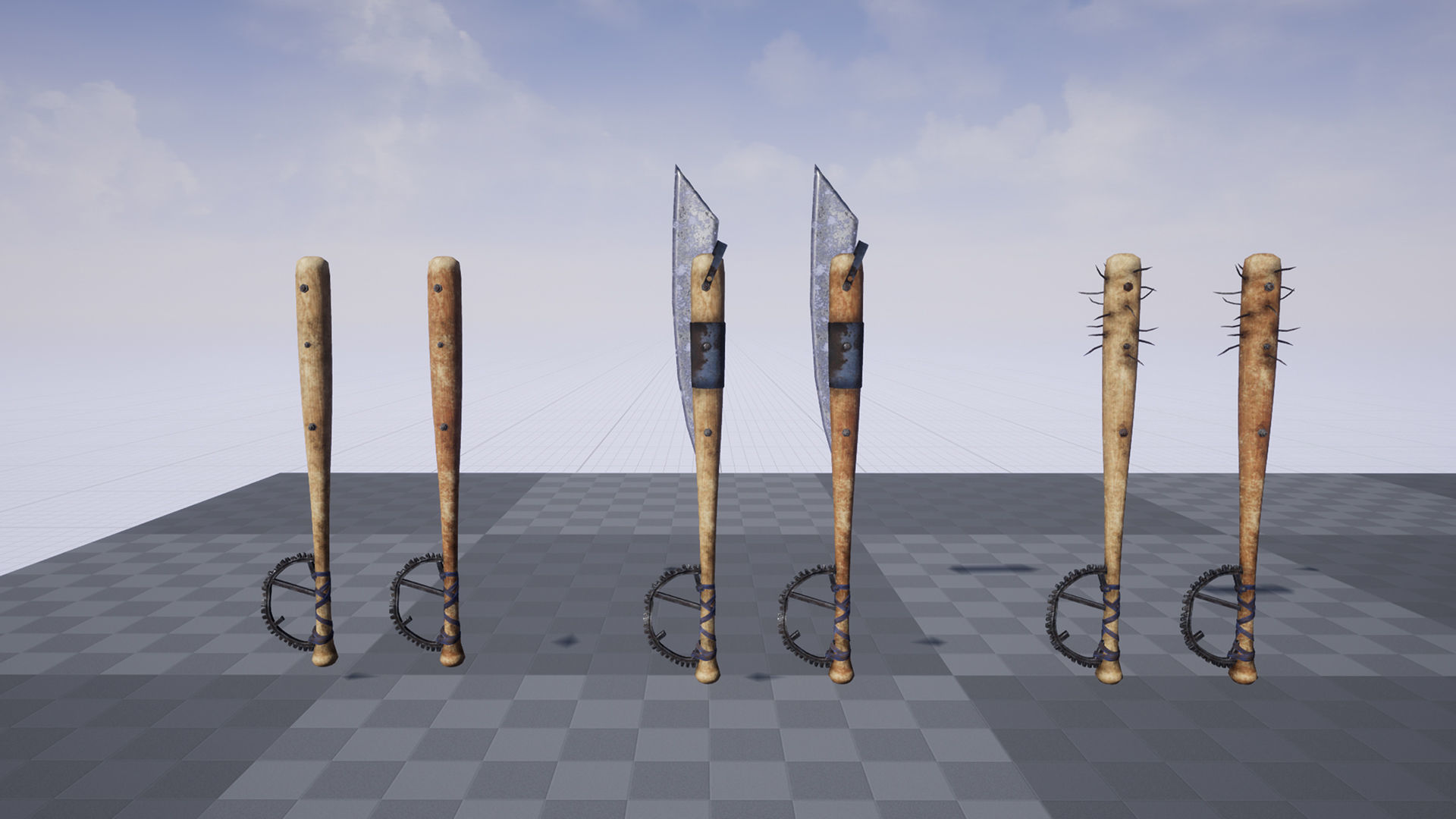 Apocalypse skinnyman Low-poly 3D model_43