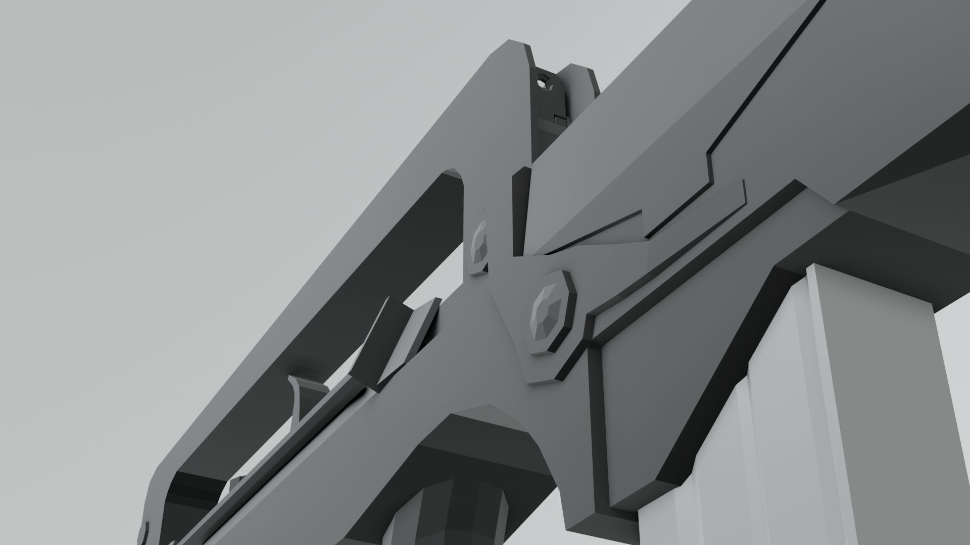 FAMAS low poly stylised Low-poly 3D model_13