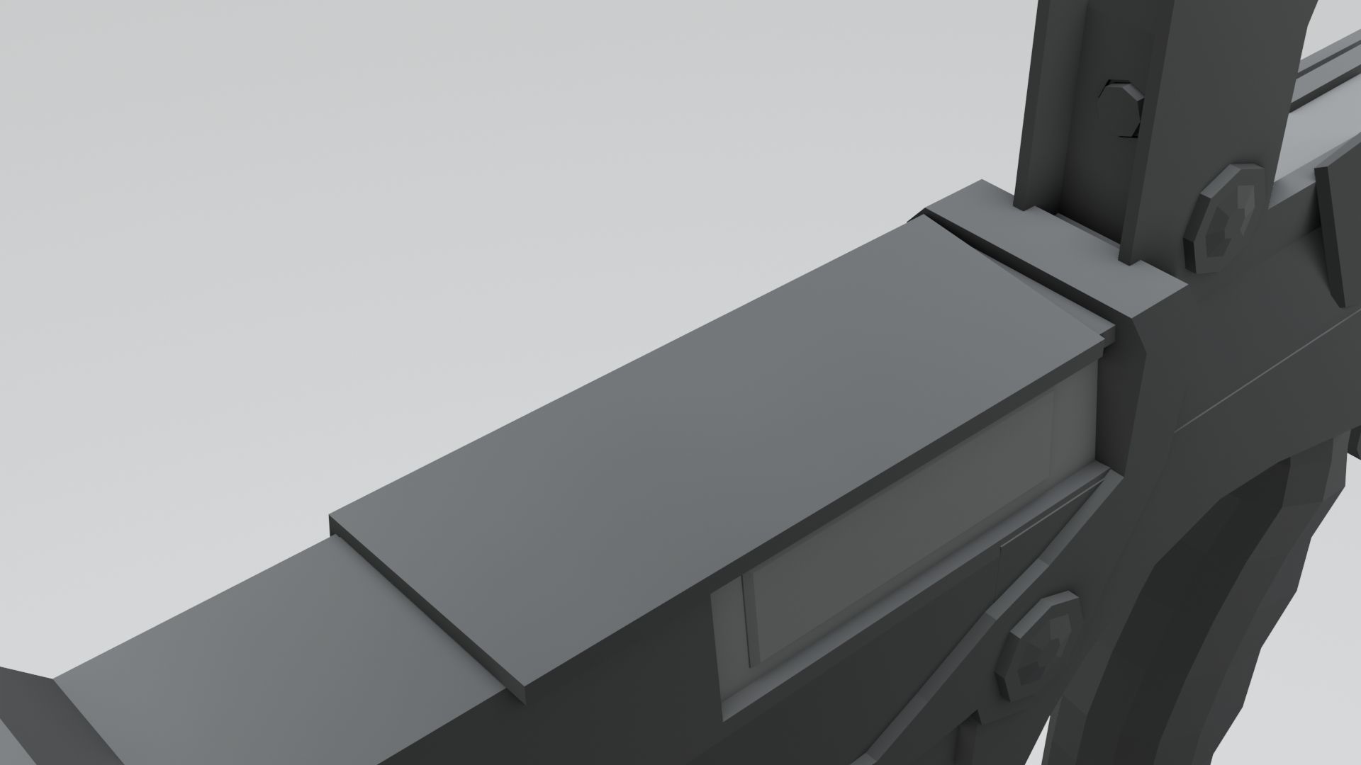 FAMAS low poly stylised Low-poly 3D model_14