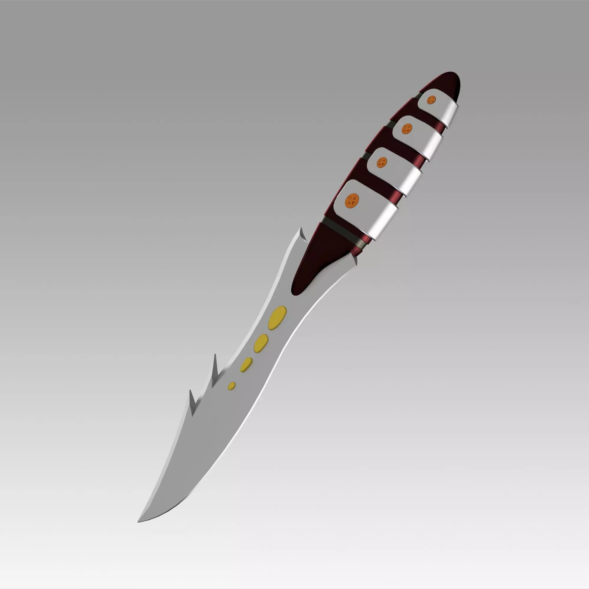 Star Trek Enterprise TOS Klingon knife prop replica 3D print model