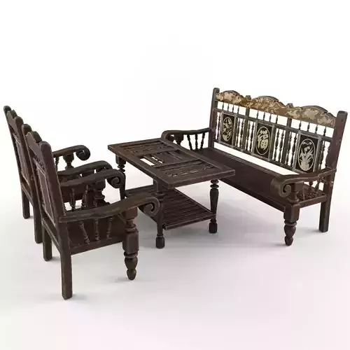 Vintage living room furniture set