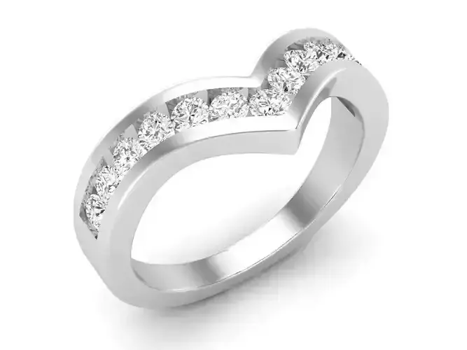 Diamond jewelry band for woman
