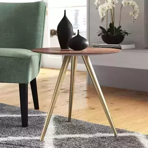 Airfoil End Side Table