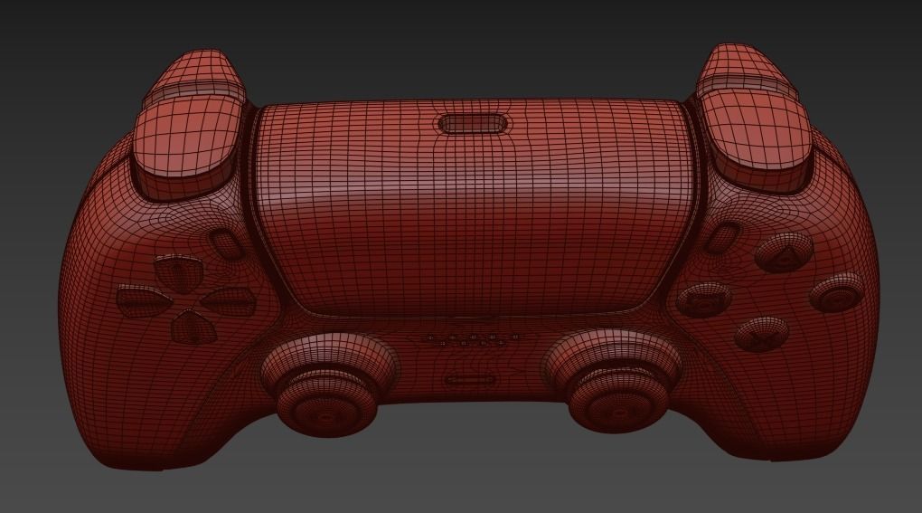 Controller gaming 3D model_12