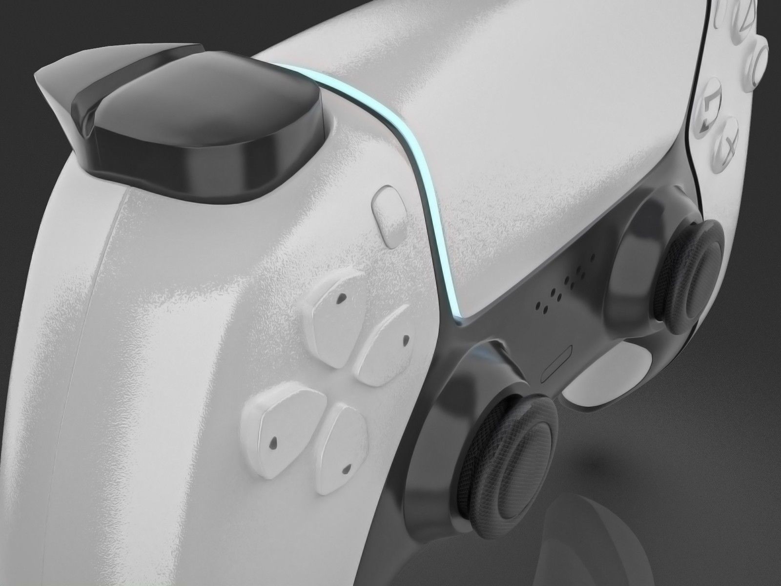 Controller gaming 3D model_9