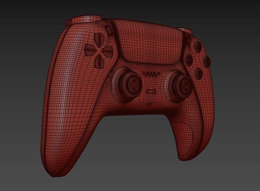 Controller gaming 3D model_10