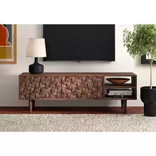 Mari Sheesham Wood TV Stand