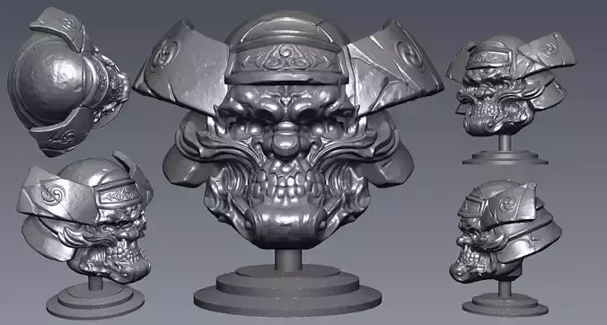 Oni Yokai Head