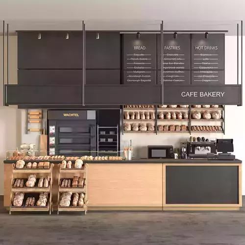 Cafe Bakery 3D model