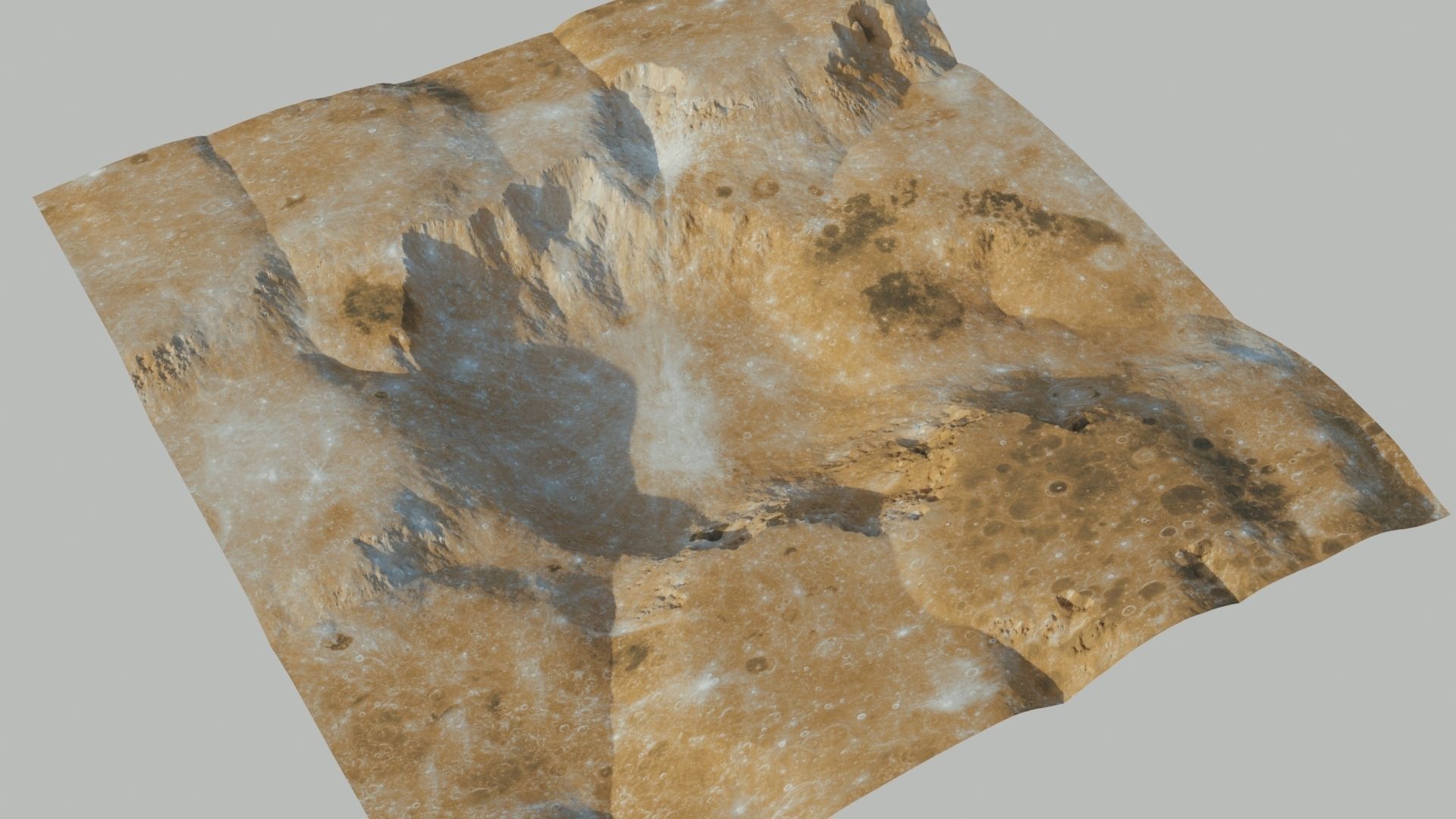 LANDSCAPE 3D MODEL 2 LEVEL OF  DETAILS 3D model_10