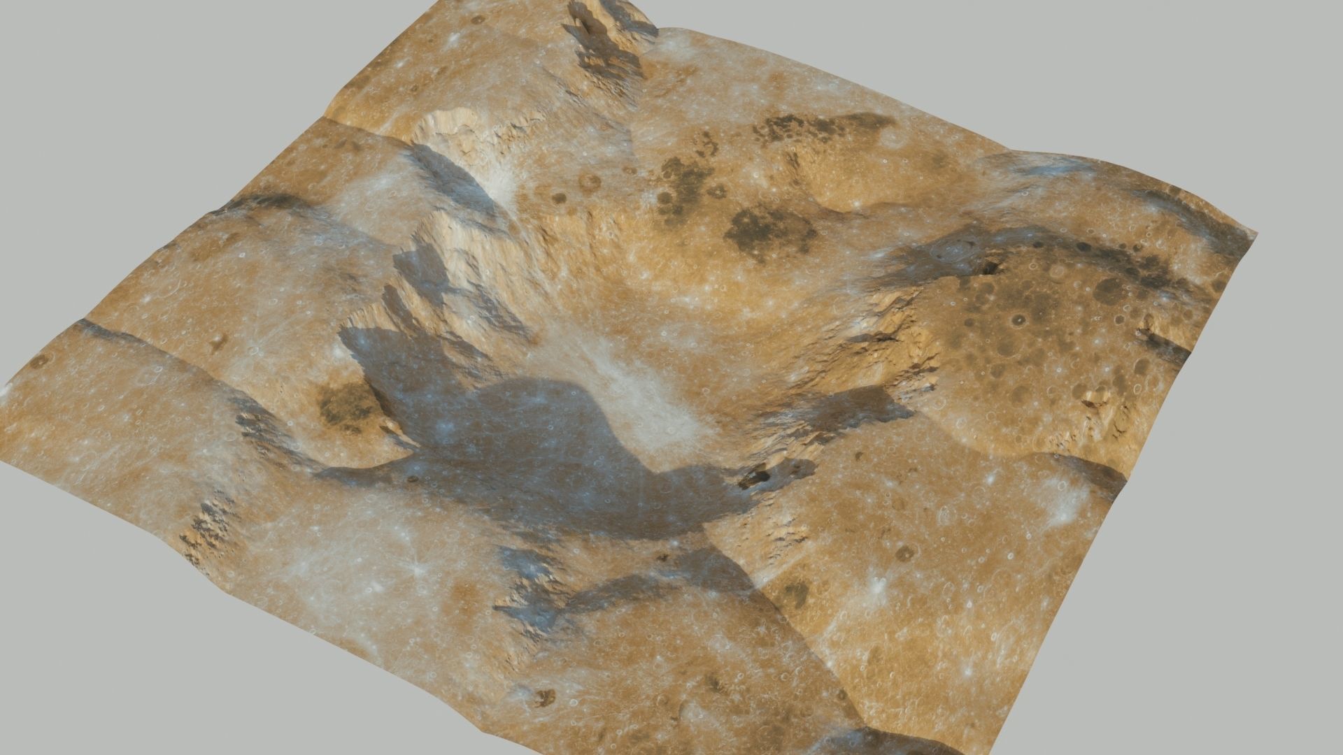 LANDSCAPE 3D MODEL 2 LEVEL OF  DETAILS 3D model_11