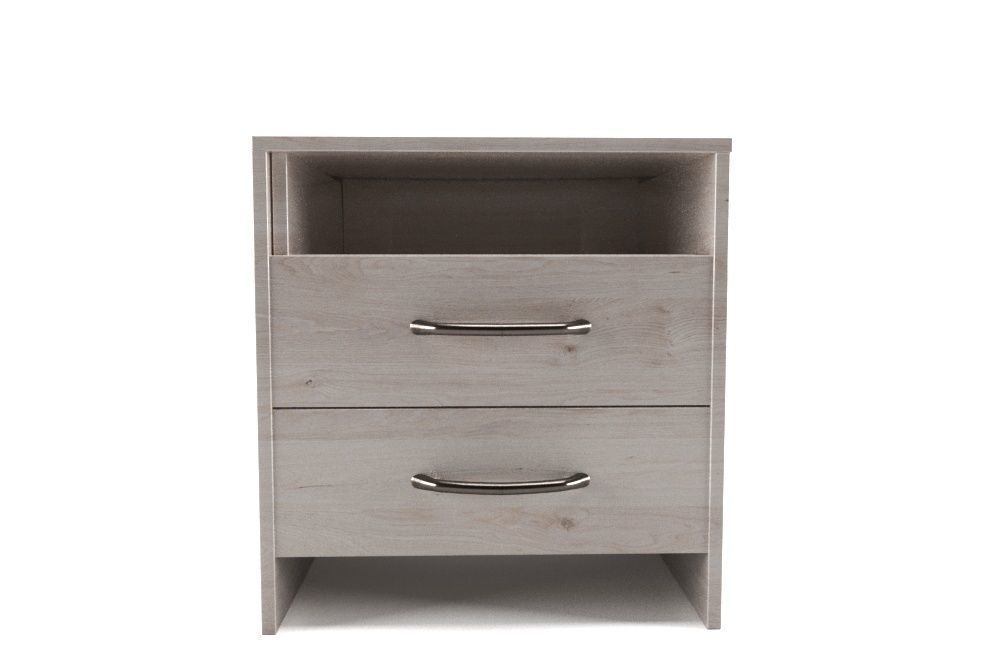 Chivonne 2 - Drawer Nightstand 3D model_1