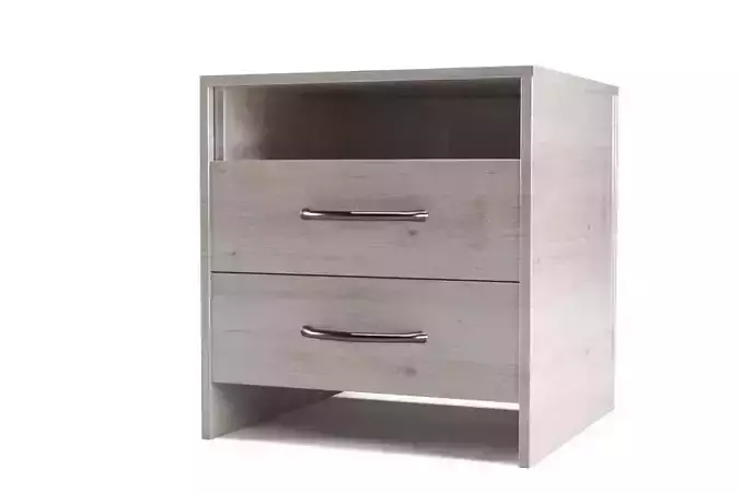 Chivonne 2 - Drawer Nightstand 3D model
