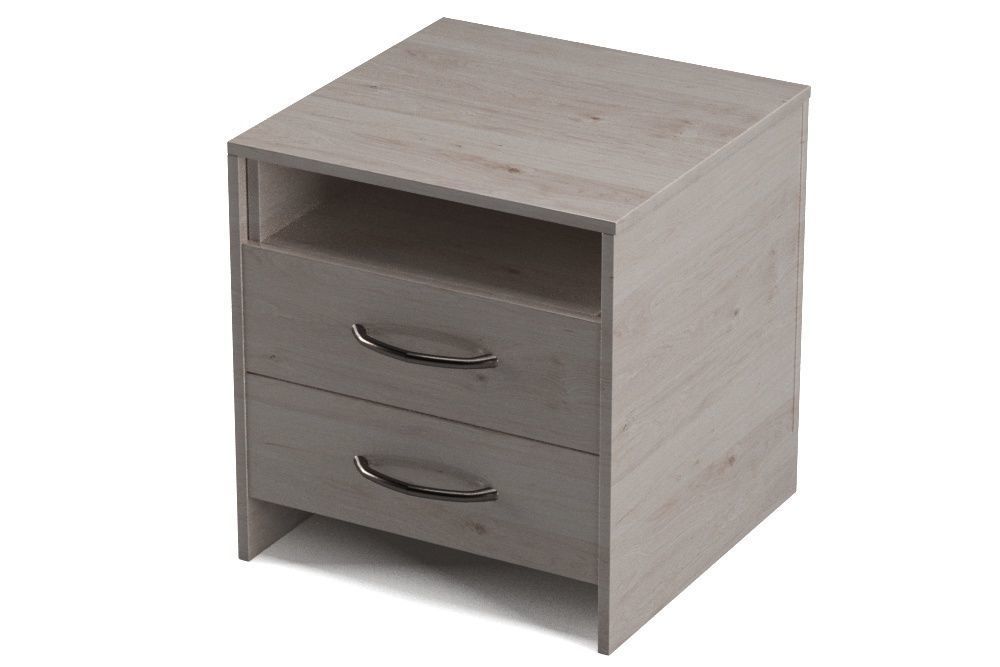 Chivonne 2 - Drawer Nightstand 3D model_2