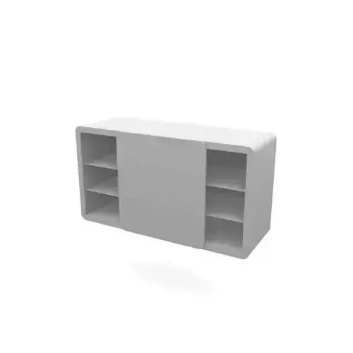 Modern Simple White Shelf