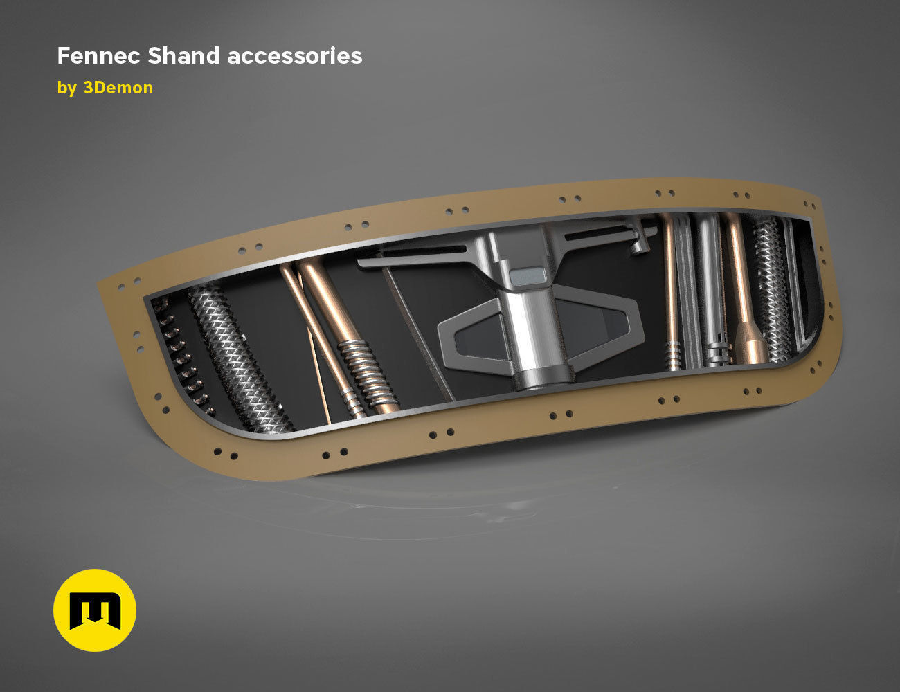 Fennec Shand accessories 3D print model_3