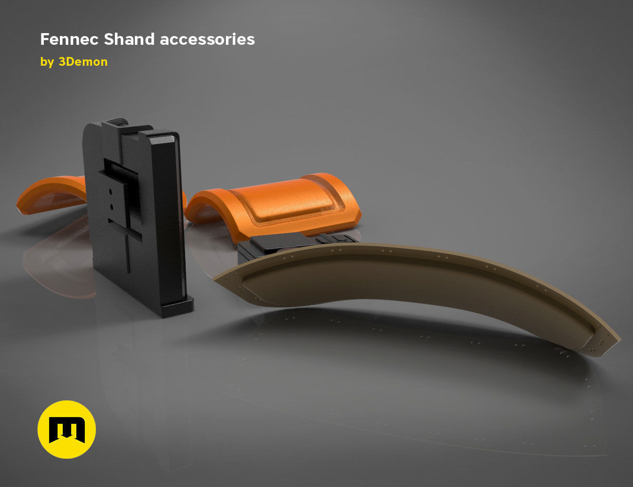 Fennec Shand accessories 3D print model_2