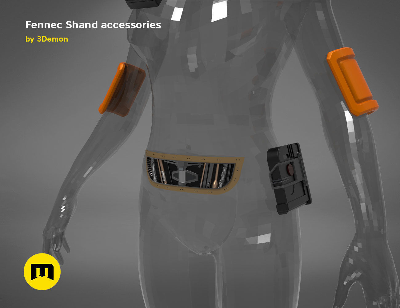 Fennec Shand accessories 3D print model_12