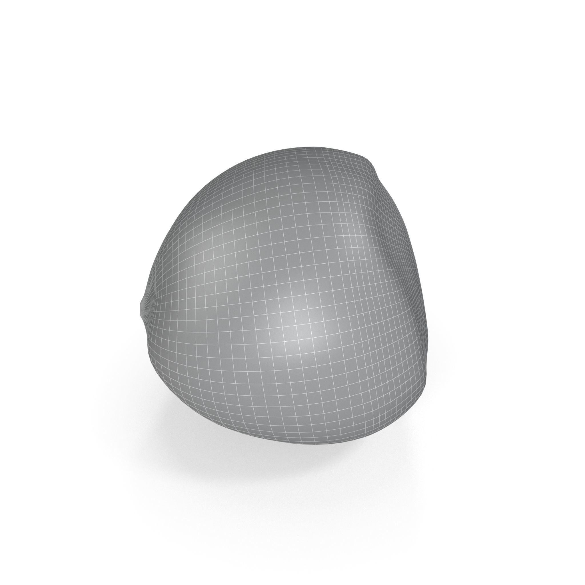 Realistic Hazelnut 3D model acorn stool 3D model_6