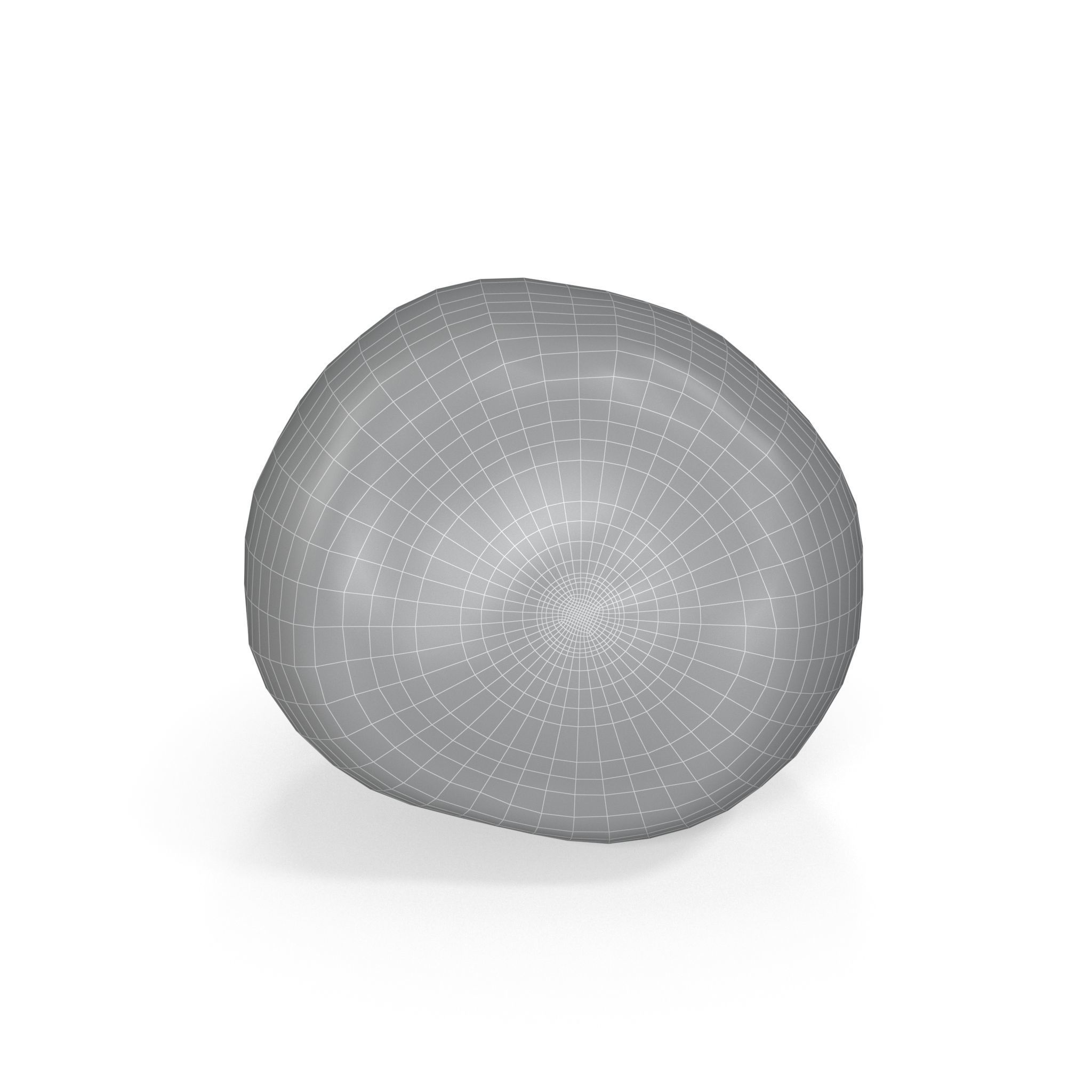 Realistic Hazelnut 3D model acorn stool 3D model_11