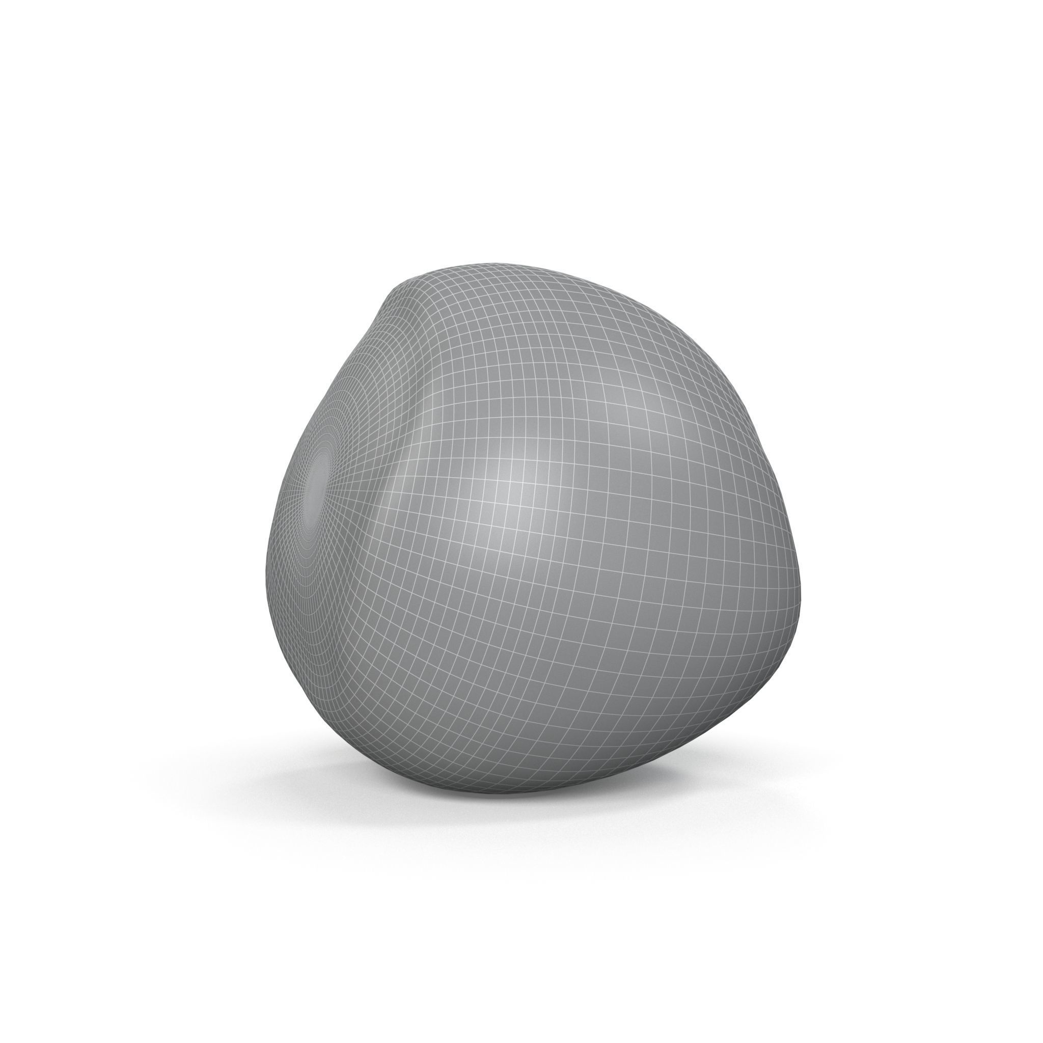 Realistic Hazelnut 3D model acorn stool 3D model_8