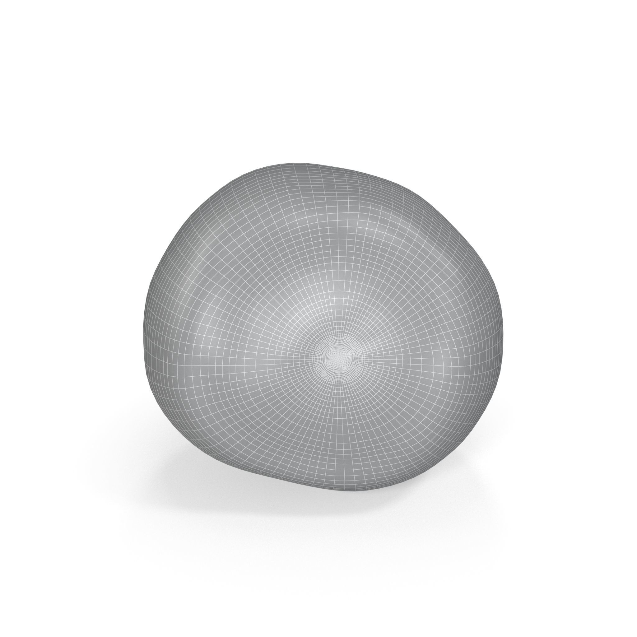 Realistic Hazelnut 3D model acorn stool 3D model_12