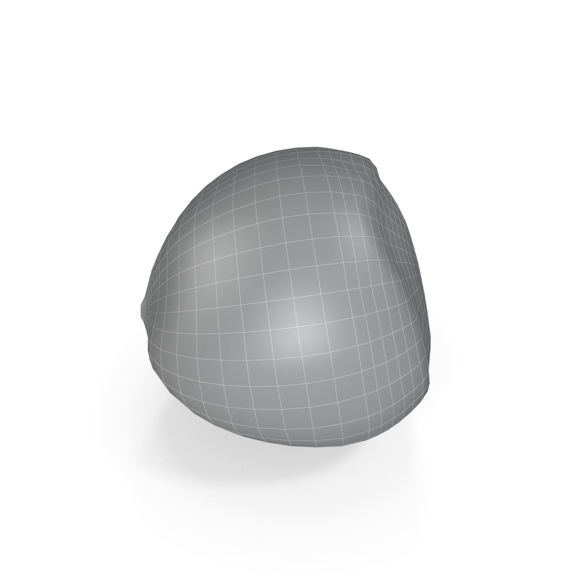 Realistic Hazelnut 3D model acorn stool 3D model_5