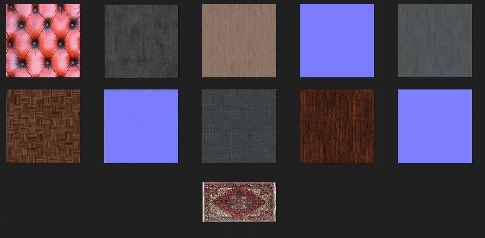 Chess Set Wooden 3D model_7