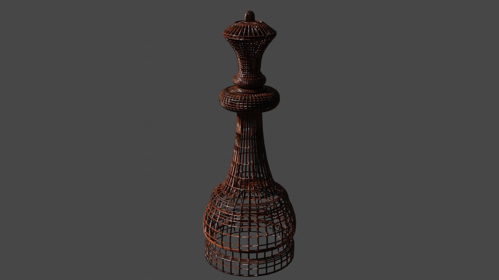 Chess Set Wooden 3D model_54