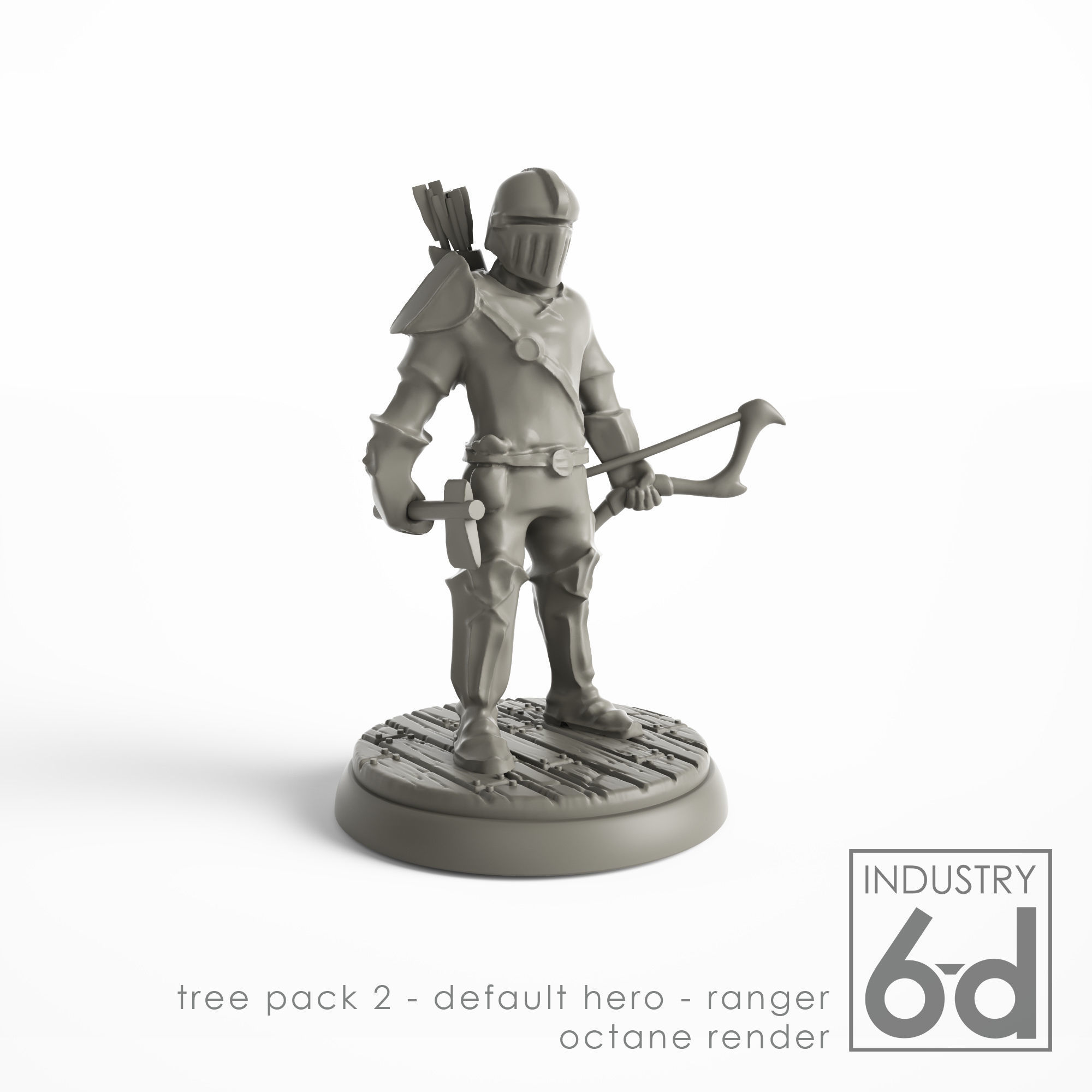 Tree Pack 2 - Miniature Tabletop Trees 3D print model_13